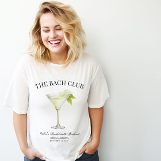 De Bach Club Custom Bachelorette Party Matching T-shirt