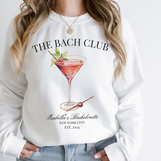 De Bach Club Matching Bachelorette Cocktail Trui