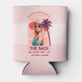 De Bach Party Crew Retro Vrouw Bachelorette Party Blikjeskoeler (Voorkant)