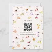 De Bach Social Club Lemon Cocktail met QR-code Kaart (Achterkant)