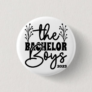 'De bachelor-jongens', Partij, , Stag Do Ronde Button 3,2 Cm