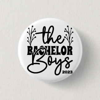 'De bachelor-jongens', Partij, , Stag Do Ronde Button 3,2 Cm