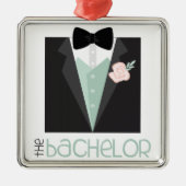 De Bachelor Metalen Ornament (Voorkant)