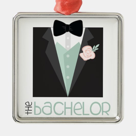 De Bachelor Metalen Ornament (Voorkant)