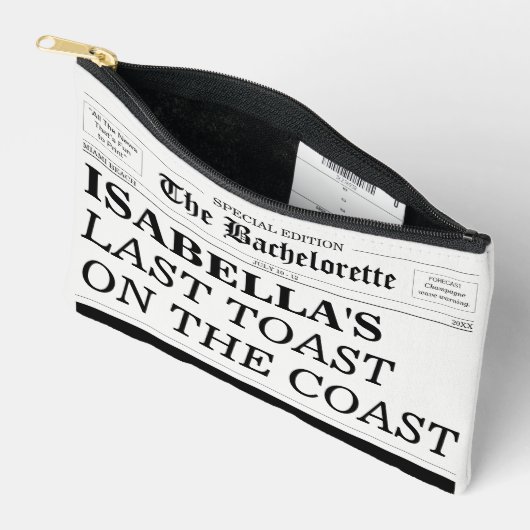 De Bachelorette Krant Laatste Toast Op De Kust Etui (Open)