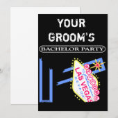 DE BACHELORPARTIJ VAN UW GROEP KAART (Voorkant / Achterkant)