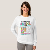 De Back to School Tour T-shirt (Voorkant volledig)