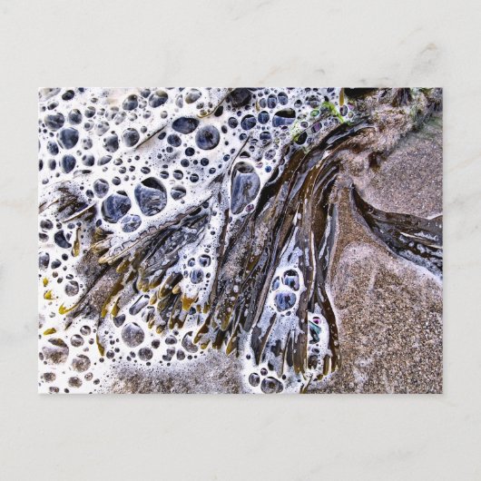 DE BACK, ZEEWEEK, WATER EN ZAND BRIEFKAART (Voorkant)