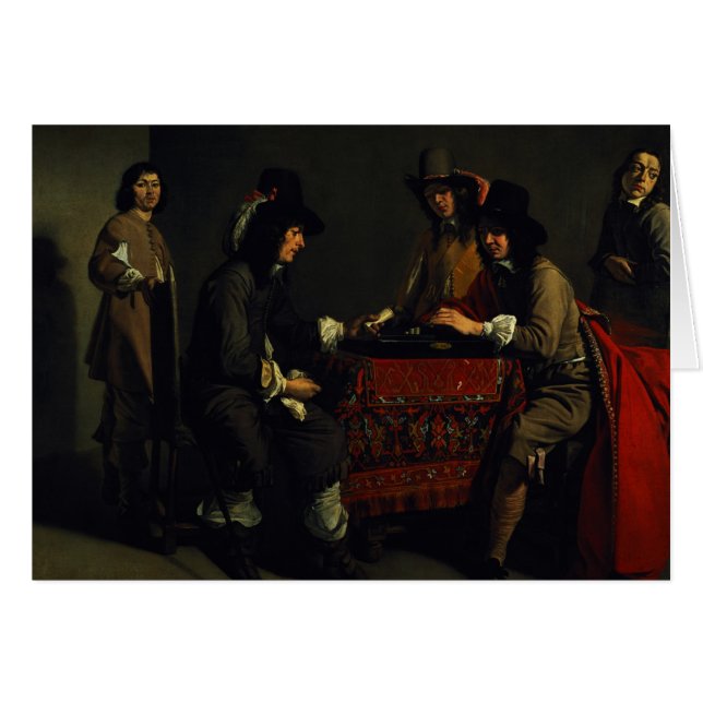 De backgammaspelers (Voorkant Horizontaal)