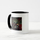 De backgammaspelers mok (Voorkant links)