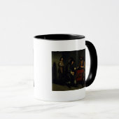 De backgammaspelers mok (Voorkant rechts)