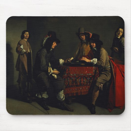 De backgammaspelers muismat (Voorkant)