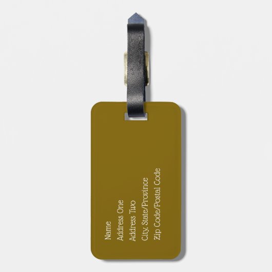 De Backrooms Bagage Label (Achterkant verticaal)