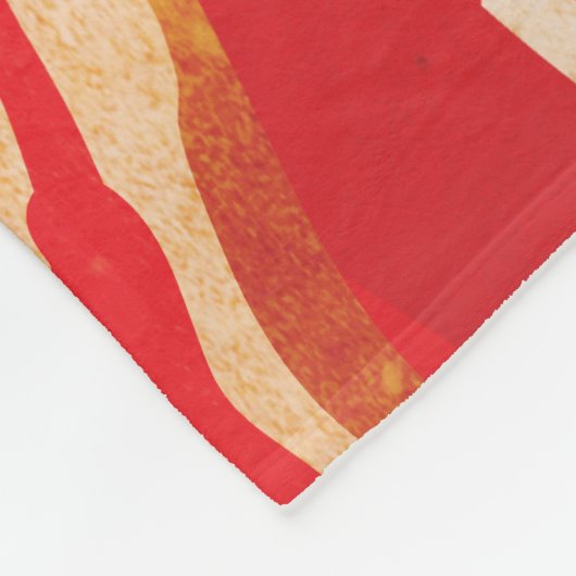 De Bacon Blanket Fleece Deken (Hoek)