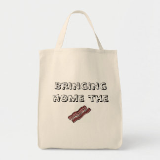 De Bacon Grocery Canvas tas thuis brengen