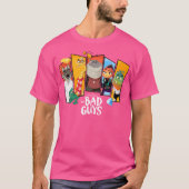 De Bad Guys Karaktergroep Panels T-shirt (Voorkant)