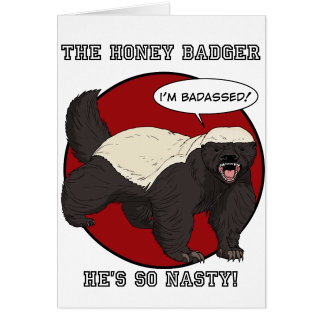 De badassed Honey Badger (Voorkant)