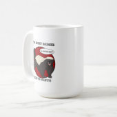 De badassed Honey Badger Koffiemok (Voorkant links)