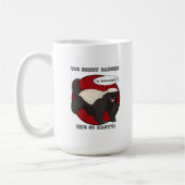 De badassed Honey Badger Koffiemok (Links)