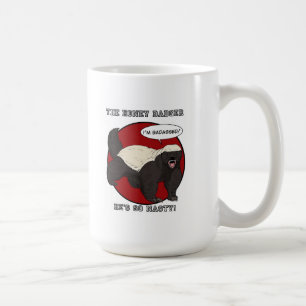 De badassed Honey Badger Koffiemok