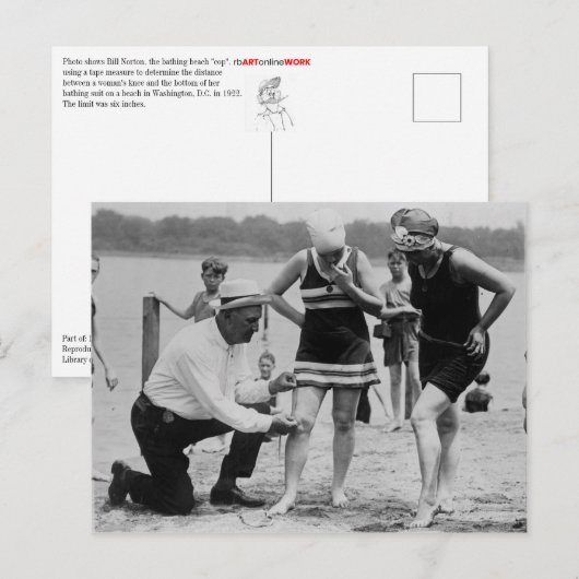 De badbank briefkaart (Voorkant / Achterkant)