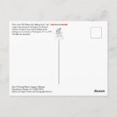 De badbank briefkaart (Achterkant)