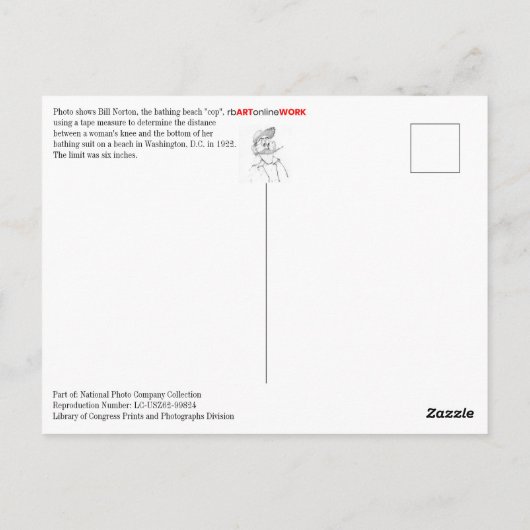 De badbank briefkaart (Achterkant)