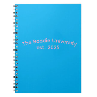 De Baddie Universiteit Notitieboek