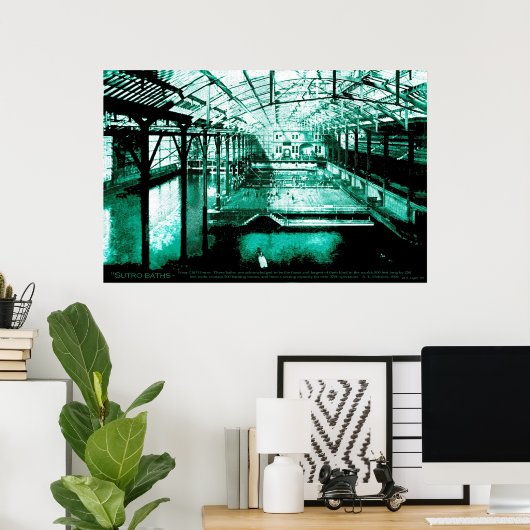 De baden - Poster (Thuiskantoor)