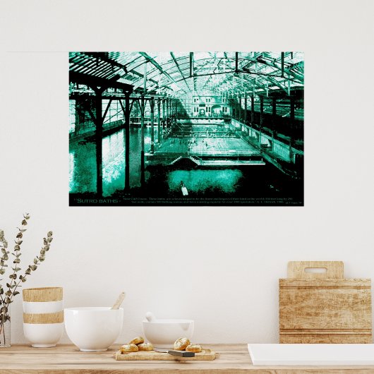 De baden - Poster (Keuken)