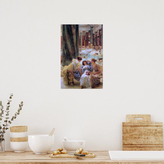 De Baden van Caracalla Poster (Keuken)