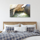 De baden - Virgin Gorda, BVI Canvas Afdruk (Insitu (Slaapkamer))