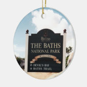 De baden - Virgin Gorda Keramisch Ornament (Links)