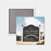 De baden - Virgin Gorda Magneet (Voorkant / Achterkant)