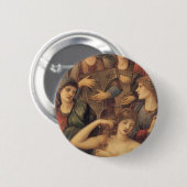 De badende Venus van Sir Edward Coley Burne-Jones Ronde Button 5,7 Cm (Voorkant /achterkant)