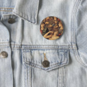 De badende Venus van Sir Edward Coley Burne-Jones Ronde Button 5,7 Cm (In situ)