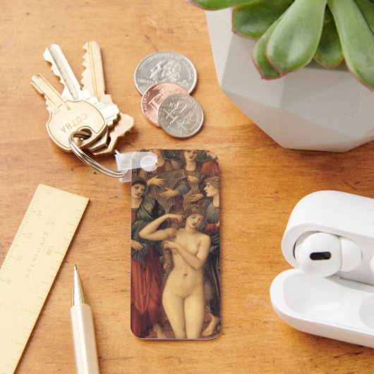 De badende Venus van Sir Edward Coley Burne-Jones Sleutelhanger (Bureau)