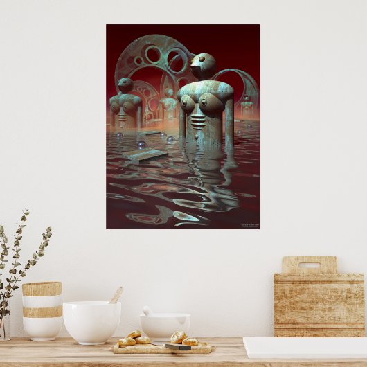 De baders poster (Keuken)