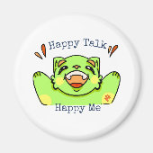 De badge van de Positiviteit - Pins Magneet (Voorkant)