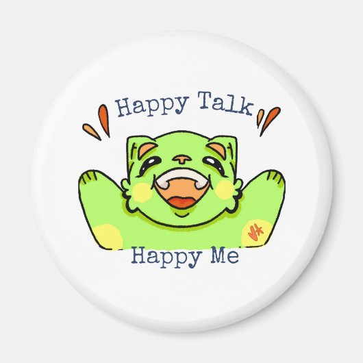 De badge van de Positiviteit - Pins Magneet (Voorkant)