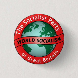 De badge van de Socialistische Partij van Groot-Br Ronde Button 3,2 Cm
