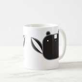 de badger koffiemok (Voorkant rechts)