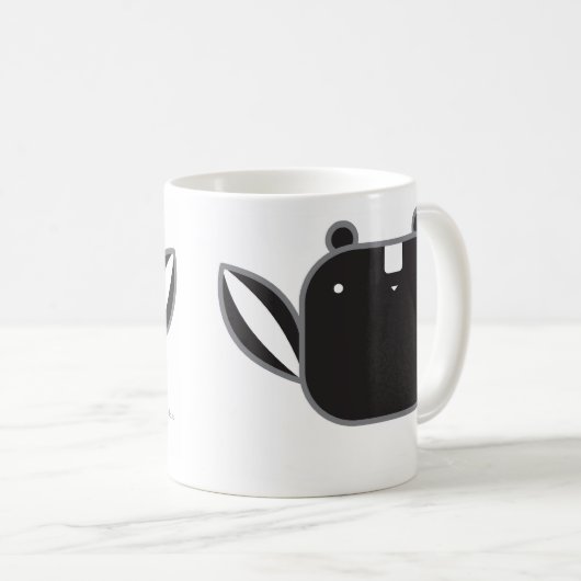 de badger koffiemok (Voorkant rechts)