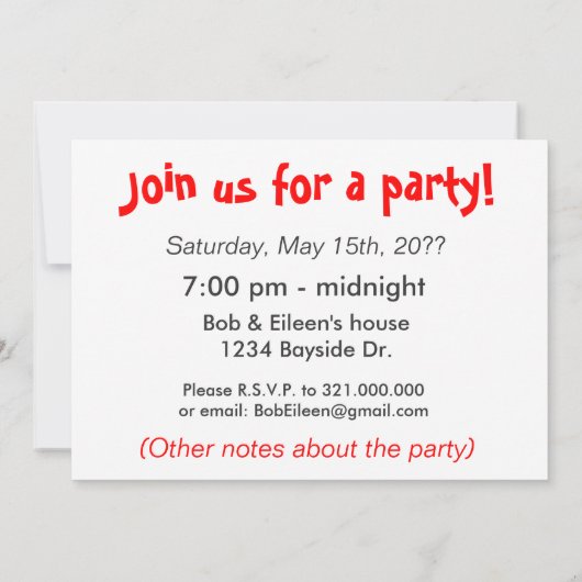 De badger slaat de datum op save the date (Achterkant)