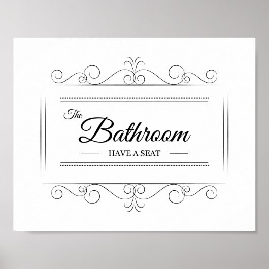 De badkamer heeft een schimmelkunst poster (Voorkant)