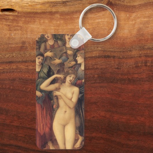 De badkuip van Venus door Sir Edward Coley Burne-J Sleutelhanger (Achterkant)