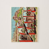 De Badlands 8x10 ansichtkaart Legpuzzel (Verticaal)