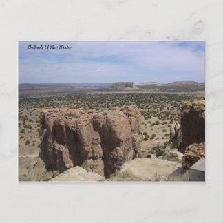 De badlands van New Mexico Briefkaart