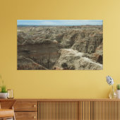 De Badlands - Wilde plaatsen Fotografie Canvas Afdruk (Insitu (Woonkamer))