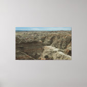 De Badlands - Wilde plaatsen Fotografie Canvas Afdruk (Voorkant)